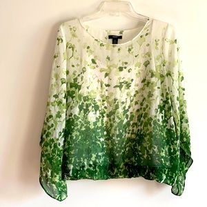 Alfani Bubble Hem/Flute sleeve Top - LP